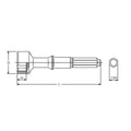 Hammer Drill Shank    24mm 6 point 130mm For Construction site