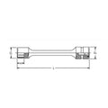 16mm 3/8 Sq. Dr. 6 point Sleeve Drive Extension Socket, 200mm Long