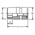 10mm 1/2 Sq. Dr. Impact 6-Point Sleeve Drive Socket