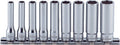 9 Piece 1/4 Sq. Dr. 12 point SAE Deep Socket Set