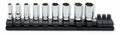 1/4 Sq. Dr. Socket set  5.5-14mm 6 point  Z-series 9 pieces