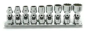 1/4 Sq. Dr. 12 point SAE Universal Chrome Socket set (3/16-9/16