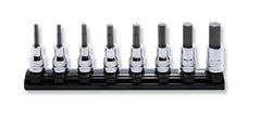 8 Piece 3/8 Sq. Dr. 50mm Z-Series Hex Bit Socket set 3-12mm - Ko