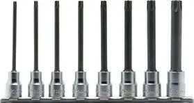 3/8 Sq. Dr. 8 Piece Round Shank Tamper-Resistant TORX® Bit Socket