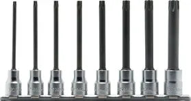 かっくん。 3/8 Sq. Dr. 8 Piece Round Shank TORX® Bit Socket set T20-T55 - Ko