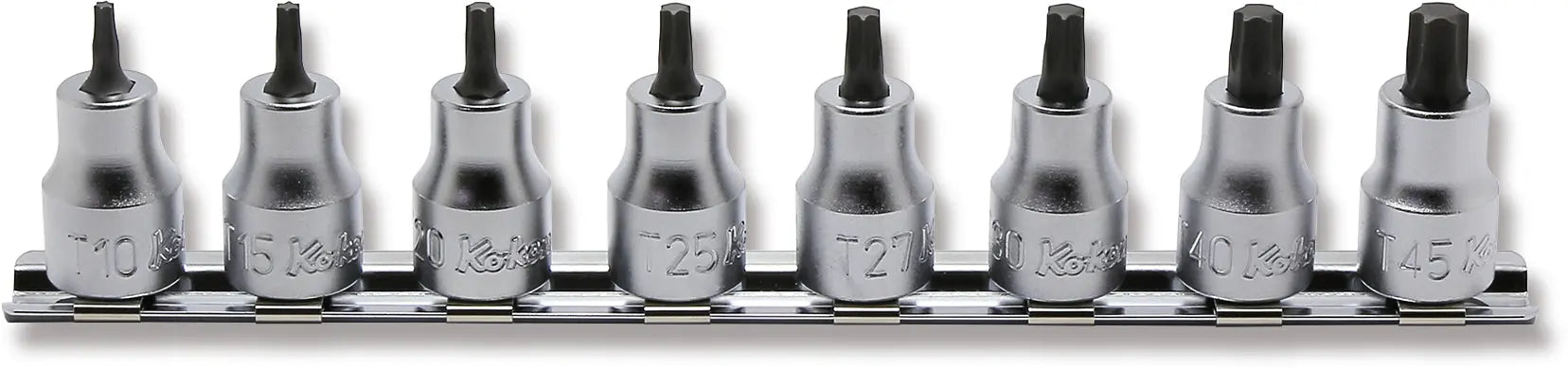 3/8 Sq. Dr. 8 Piece TORX® Bit Socket set T10-T45 - Ko-ken USA