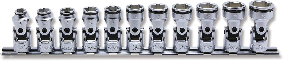 3/8 Sq. Dr. Universal NUT GRIP® Socket set 8mm-19mm - 11 pieces - – Ko ...