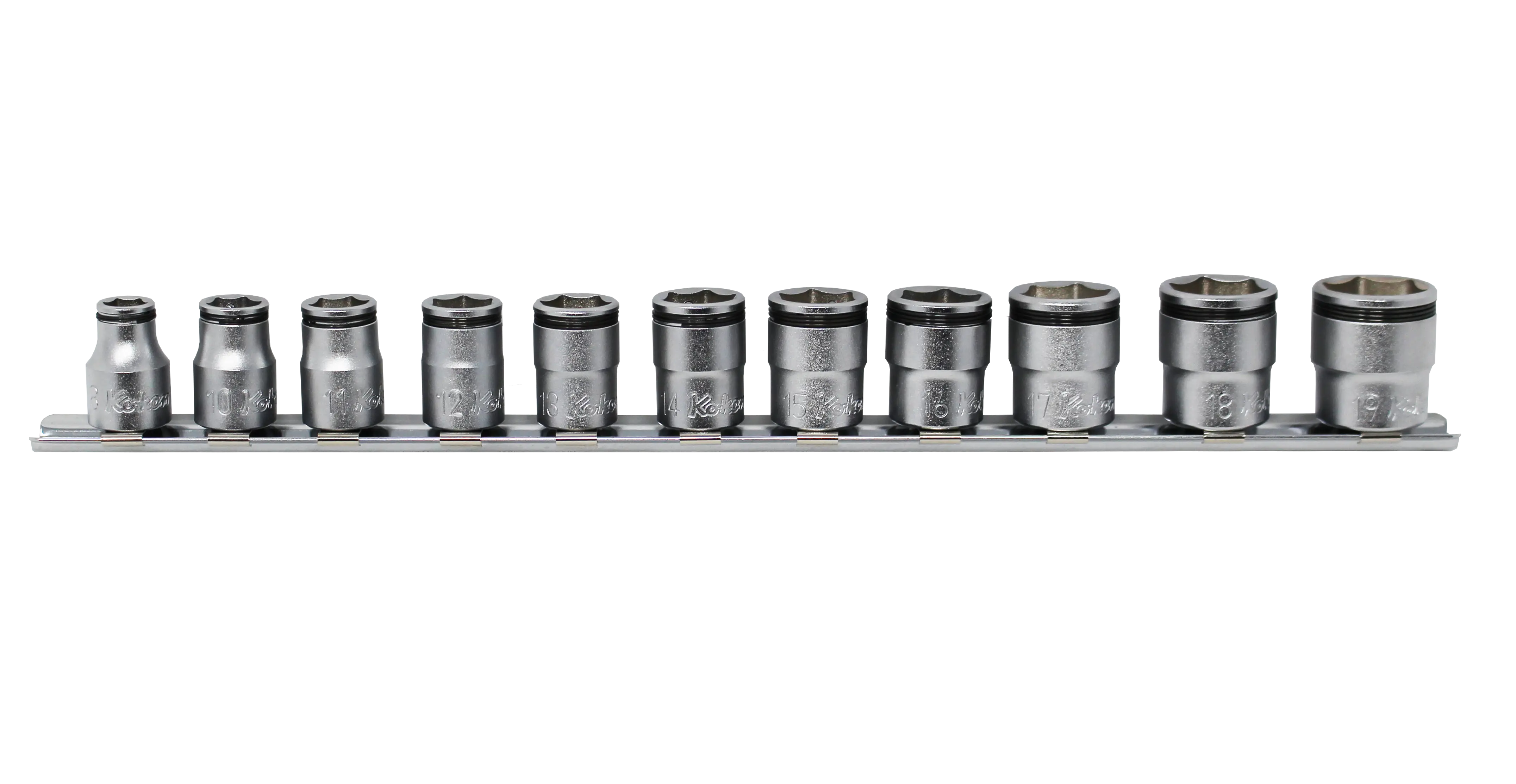 3/8 Sq Dr NUT GRIP® Socket Set 8mm-19mm - 11 piece - RS3450M/11 3/8 Sq Dr NUT GRIP® Socket Set 8mm-19mm - 11 piece - RS3450M/11