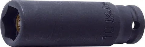1/4 Sq. Dr. Socket 10mm 6 point Length 48mm Slide Magnet - Ko-ken USA