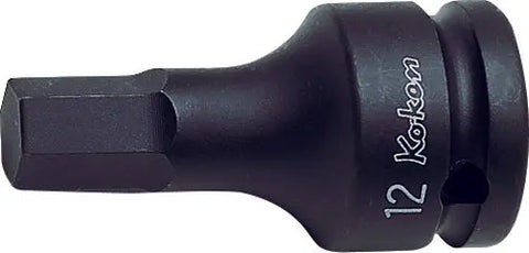 こにぎり 1/2 Sq. Dr. Bit Socket 12mm Hex Length 60mm - Ko-ken USA