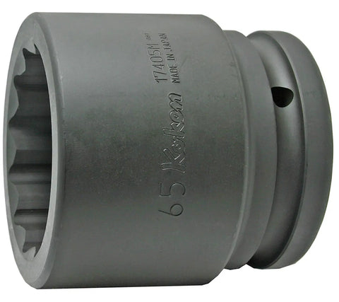 1.1/2 Sq. Dr. Socket 65mm 12 point Length 95mm - Ko-ken USA