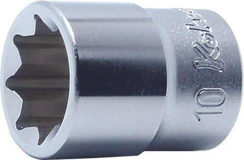 1/4 Sq. Dr. Socket 10mm Double Square Length 22mm - Ko-ken USA
