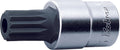 1/2 Sq. Dr. Bit Socket XZN MH16 Triple Square Length 60mm with Hole