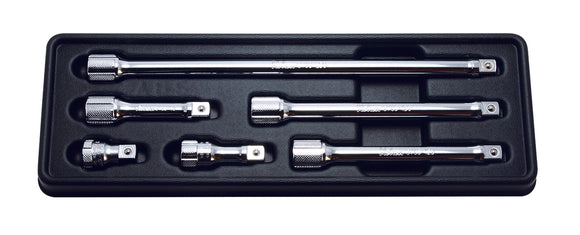 3/8 Sq. Dr. Extension Bar set  32-250mm ABS Tray   6 pieces