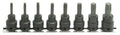 3/8 Sq. Dr. 8 Piece TORX® Bit Socket set T20-T55  Length 50mm