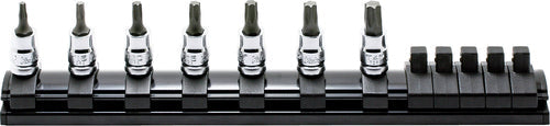 1/4 Sq. Dr. Bit Socket set TORX T10-T40  Length 28mm Z-series 7 pieces