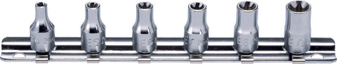 1/4 Sq. Dr. 6 piece TORX® Socket Set E4-E10 – Ko-ken USA
