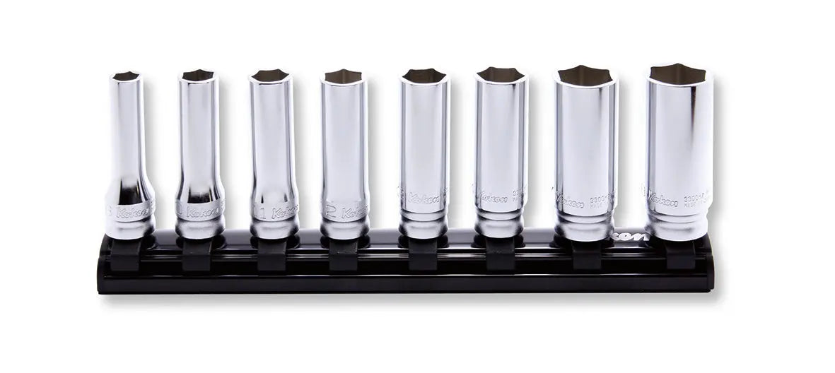 8 Piece 3/8 Sq. Dr. Z-Series 6 Point Deep Metric Socket set 8-19mm