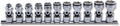 3/8 Sq. Dr. Universal NUT GRIP® Socket set  8mm-19mm - 11 pieces