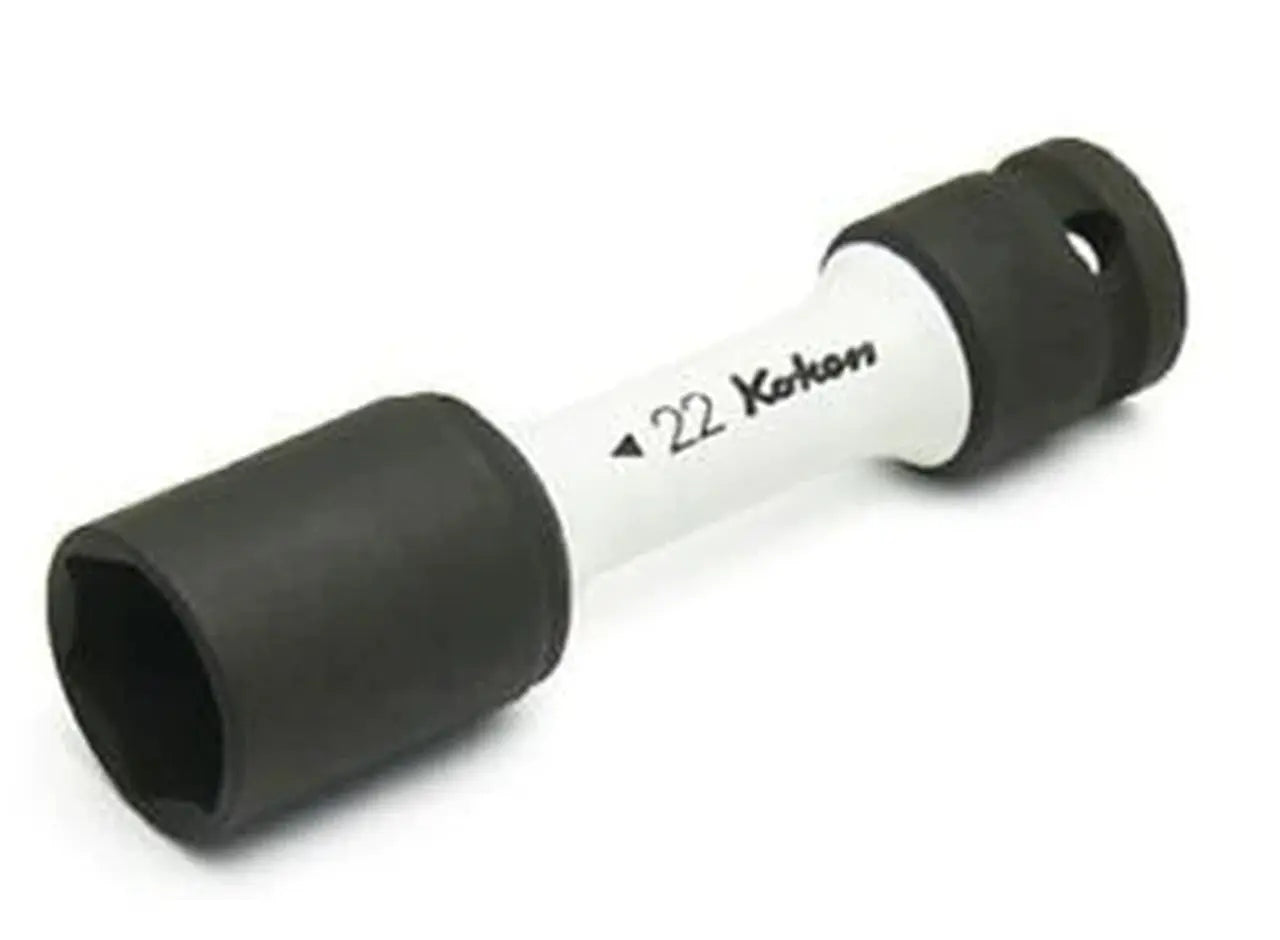 どらキング 1/2 Sq. Dr. Wheel Nut Socket 22mm Extra Thin walled Length 110mm